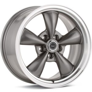 American Racing Authentic Hot Rod AR105 Torq-Thrust M Anthracite w/Mach Lip Wheels 17 In 17x8 0 AR105M7861A