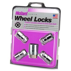 24132 Chrome Cone Seat Wheel Lock Set 7/16"-20 24132