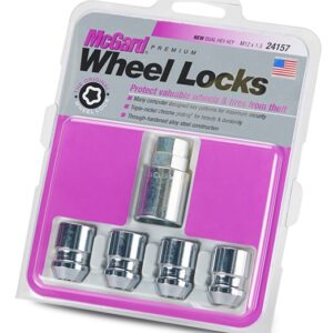 24157 Chrome Cone Seat Wheel Lock Set M12x1.5 24157