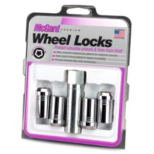 25114 Chrome Tuner Style Cone Seat Wheel Lock Set M14x1.5 25115