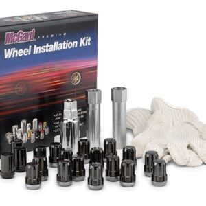 65557BKT Black SplineDrive 5 Lug Wheel Install Kit M12x1.5 65557BKT