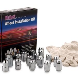 84457T Chrome Cone Seat 4 Lug Wheel Install Kit M12x1.5 84457T