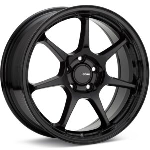 Enkei Tuning TS-7 Gloss Black Wheels 18 In 18x8.5 +45 535-885-6545BK