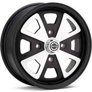 Mobelwagen 730 Schnell Machined w/Satin Black Accent Wheels 15 In 15x5.5 +35 MW-730M-55530+35