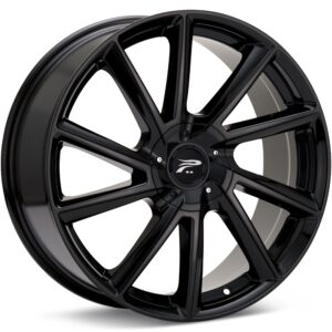 Platinum Mystic Gloss Black Wheels 17 In 17x8 +40 466-7801BK+40