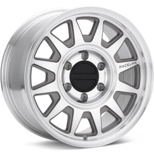 Raceline Aero HD Silver Machined w/Clearcoat Wheels 16 In 16x8 -6 952MC-68060-06