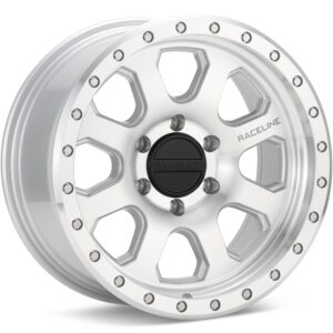 Raceline Avenger 2 Silver Machined w/Clearcoat Wheels 17 In 17x8.5 0 959MC-78550-00