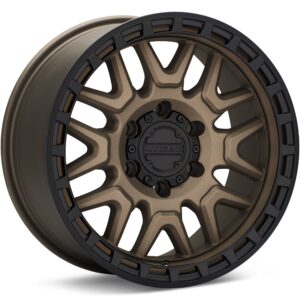 Raceline Krank Matte Bronze w/Black Lip Wheels 16 In 16x8 00 953BZ-68012-00