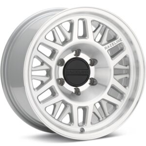 Raceline Ryno TR Silver Machined w/Clearcoat Wheels 17 In 17x8.5 00 451MC-78551-00