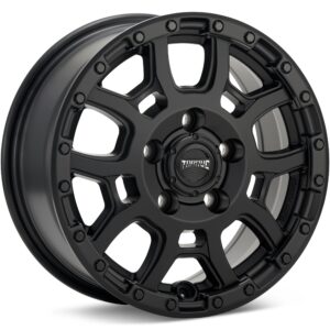 Torque Wheels Canyon Van 5-Spk Satin Black Wheels 16 In 16x7 +50 5011670530450
