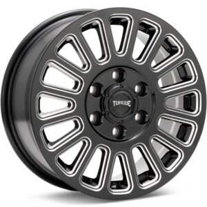 Torque Wheels Trek Van Gloss Black w/Milled Accent Wheels 16 In 16x6 +50 5131670631350